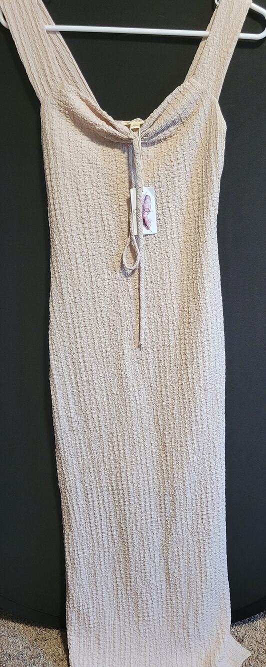 NWT Jessica Simpson Crinkle Fabric Maxi Dress - Women's Med